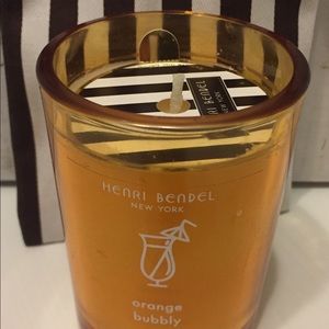 NEW!! Henri Bendel Orange Bubbly Candle NWT! Rare!